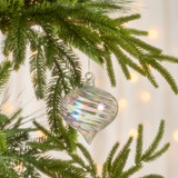Droplet Glass Christmas Bauble in Clear by Christmas by Pillow Talk | Pillow Talk