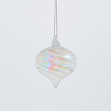 Droplet Glass Christmas Bauble [CHRCDROBS25]