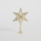 Capiz Dreams Star Christmas Tree Topper [CHRCCAPTS25]