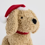Santas Pawfect Helper Dog Christmas Cushion [CHRLSANT25]