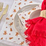 Gingerbread Christmas Paper Placemat 24 Pack [CHRLGINPPS25]