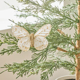 Orella Glitter Butterfly Christmas Decoration 2pk [CHRCOREGBS25]