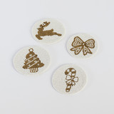 Christmas Wonderland Beaded Coaster 4 Pack [CHRLWONBCS25]