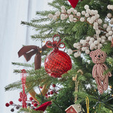 Bow Topper Glass Christmas Bauble [CHRCBOWBS25]