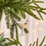 Beaded Bond Martini Hanging Christmas Decoration in GoldSilver by Christmas by Pillow Talk | Pillow Talk