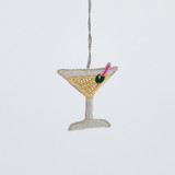 Beaded Bond Martini Hanging Christmas Decoration [CHRHBONHS25]