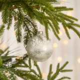 Arctic Wonderland Glass Christmas Bauble in White by Christmas by Pillow Talk | Pillow Talk