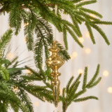 Snowdrop Final Gold Christmas Hanging Decoration in Gold by Christmas by Pillow Talk | Large - Pillow Talk