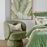 Harrison Swivel Occasional Chair in Green by MUSE | Pillow Talk