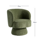 Harrison Swivel Occasional Chair [MUSLHARWC25]