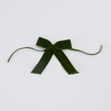 Jessie Green Velvet Christmas Bow Napkin Tie 4 Pack [CHRLJESNTS25A]