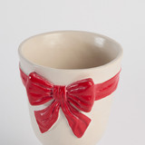 Bella Bow Christmas Decorative Pot [CHRHBELBPS25]