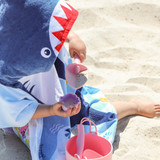 Sea Adventures Shark Hooded Beach Towel [SUNLSEAAD25]