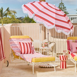 Maris Pink Stripe Reversible Outdoor Cushion [SUNLMARISP25A]