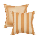 Maris Mustard Stripe Reversible Outdoor Cushion [SUNLMARISP25B]
