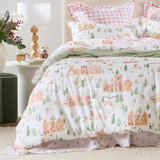 Gingerbread Village Quilt Cover Set [CHRBGINGER25]