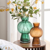 Isla Glass Vase in Amber, Green by MUSE | Small, Large - Pillow Talk