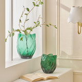 Skye Glass Vase in Green by MUSE | Large, Small - Pillow Talk
