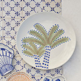 Eden Palm Decorative Plate in GreenBlue by MUSE | Pillow Talk