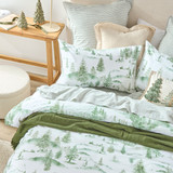 Evergreen Christmas Quilt Cover Set [CHRBEVERQC25]