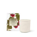 Raspberry & Rhubarb 300g Candle in Rhubarb by Circa | Pillow Talk
