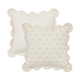 Belle Bow Scalloped Cushion. [MUSBELLE25]