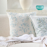 Cerulean Coral Reef Cushion in Blue by MUSE | 1 x Square Cushion 45cm x 45cm - Pillow Talk