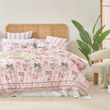 Lalisa Palm Quilt Cover Set [HABBLALISQ25]