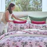 Lalisa Palm Quilt Cover Set [HABBLALISQ25]