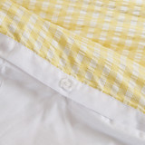 Lani Check Quilt Cover Set [ESSBLANIQ25]