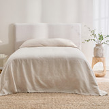 Soma Natural Bed Cover in Natural by MUSE | One Size - Pillow Talk