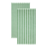 Maris Stripe Sage Green Reversible Beach towel [SUNLMARIS25B]