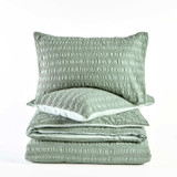 Gia Sage Green Quilt Cover Set [ESSBGIAQCSB]