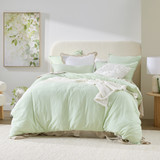 Washed Linen Look Matcha Green European Pillowcase [ESSBWLL19EUC]