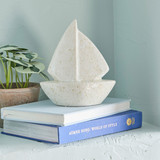 Little Sail Boat in Cream by MUSE | Pillow Talk