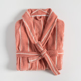 Lucy Terry Towelling Terracotta Bath Robe [HABBLUCY24D]