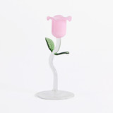 Laurel Flower Candle Holder 2pc [HABHLAUCW26]