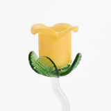 Laurel Flower Candle Holder 2pc [HABHLAUCW26]