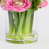 Pippa Artificial Ranunculus Bouquet in Vase [MUSHPIPVW26]