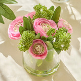 Pippa Artificial Ranunculus Bouquet in Vase [MUSHPIPVW26]