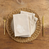 Harper Embroidered Napkin 4 Pack [HABLHARNAW26]