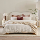 Ava Boucle Quilt Cover Set [HABBAVAQW26]