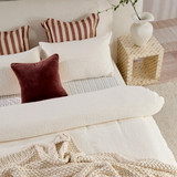 Ava Boucle Quilt Cover Set [HABBAVAQW26]