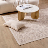 Milly Flower Floor Rug in Natural by MUSE | 160x230cm - Pillow Talk