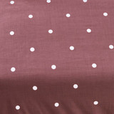 Louella Chocolate Polka Dot Quilt Cover Set [HABBLOUQC26]