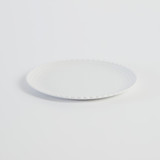 Maisie Scallop Dinner Plate in White by Sundays by Pillow Talk | Plate Large - Pillow Talk