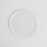 Maisie Scallop Side Plate in White by Sundays by Pillow Talk | Plate Small - Pillow Talk