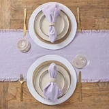 Ashra Lilac Fringed Napkin Set of 4 [MUSLASHN4S25_LIL]
