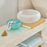 Dune Frosted White Glass Bowl [MUSHDUNGBW25_DISG]