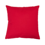 Martinique Red Cushion Cover in Red by Habitat | 1 x Cushion Cover 45cm x 45cm - Pillow Talk